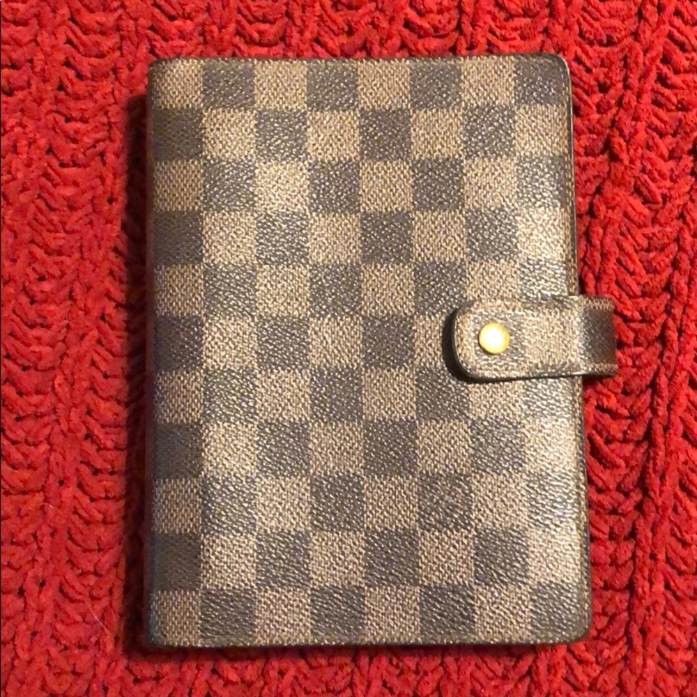 Louis Vuitton Damier Ebene MM Agenda